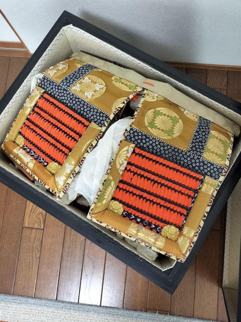 高さ103㎝ 市川光玉作古代赤糸縅之大鎧18